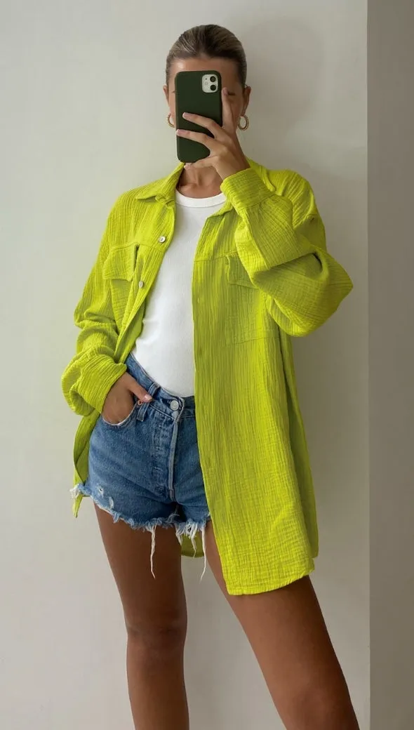 ANTONETA SHIRT - LIME