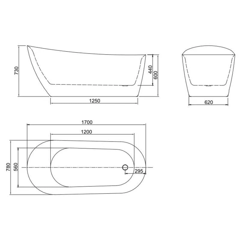 Belbagno Romano Freestanding Bath Tub
