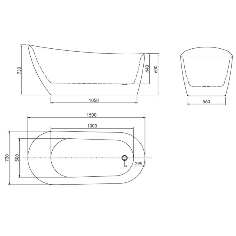 Belbagno Romano Freestanding Bath Tub