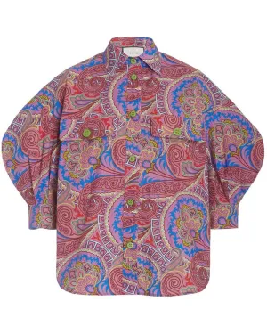 Berry Paisley Berwyn Button Up Shirt