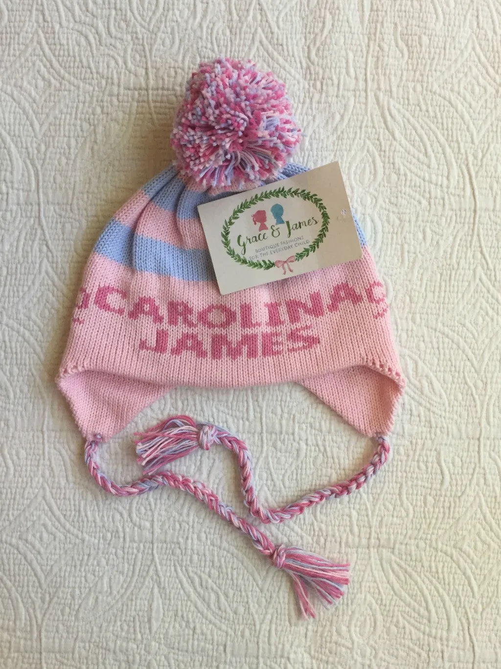 Big Bow Toboggan - Two Color Stripe