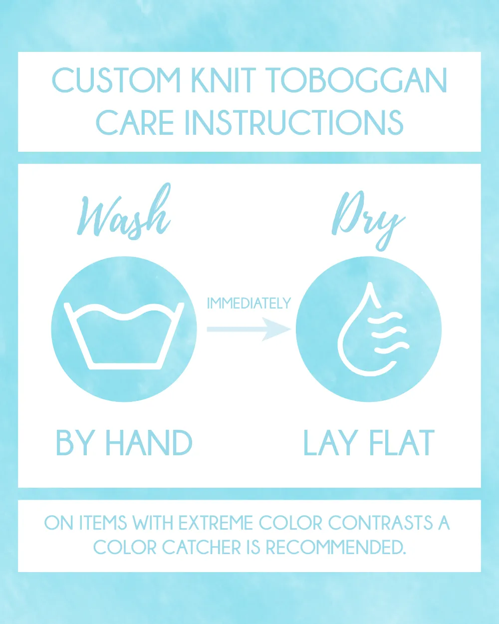 Big Bow Toboggan - Two Color Stripe