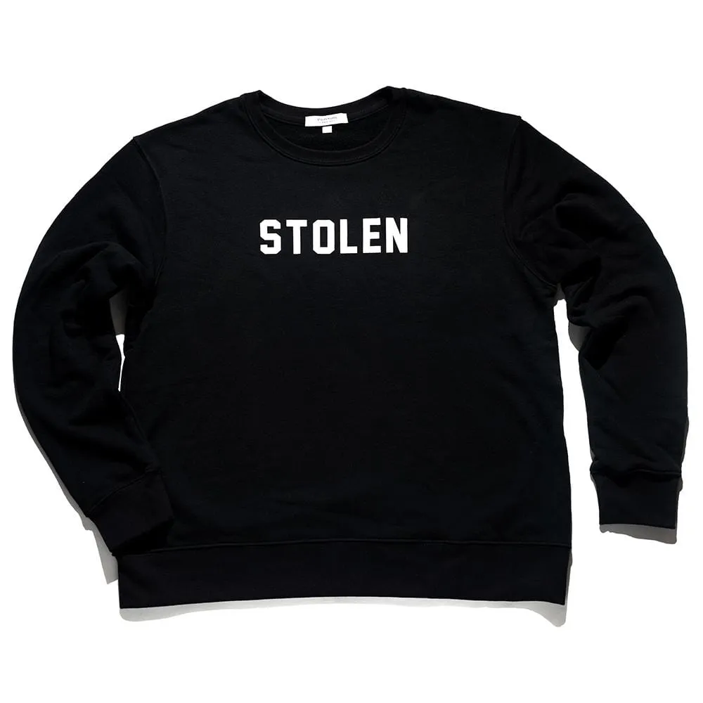 Black Crew Neck - Logo