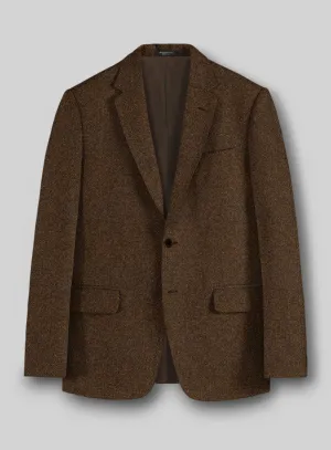 Bramble Brown Heavy Tweed Jacket