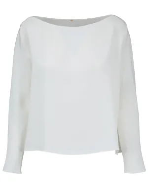 Bride White Satin Balance Top
