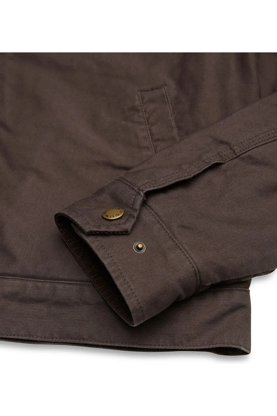 Deus Super Stitious Jacket In Choc Brown
