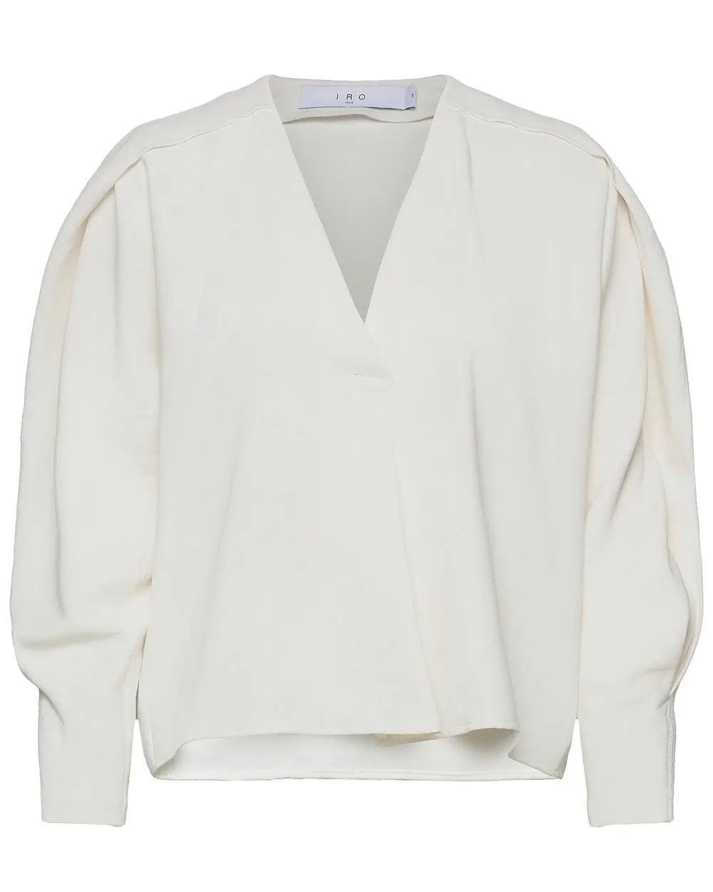 Ecru Long Sleeve Janic Blouse
