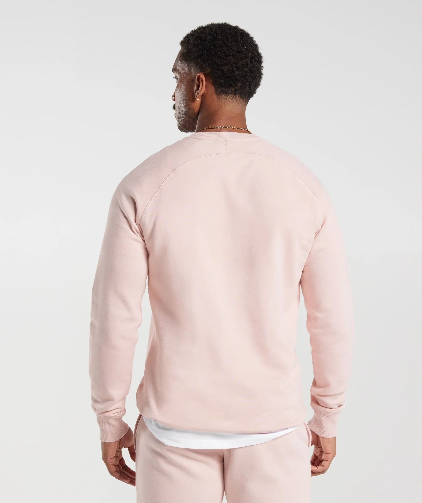 Gymshark Crest Sweatshirt - Misty Pink