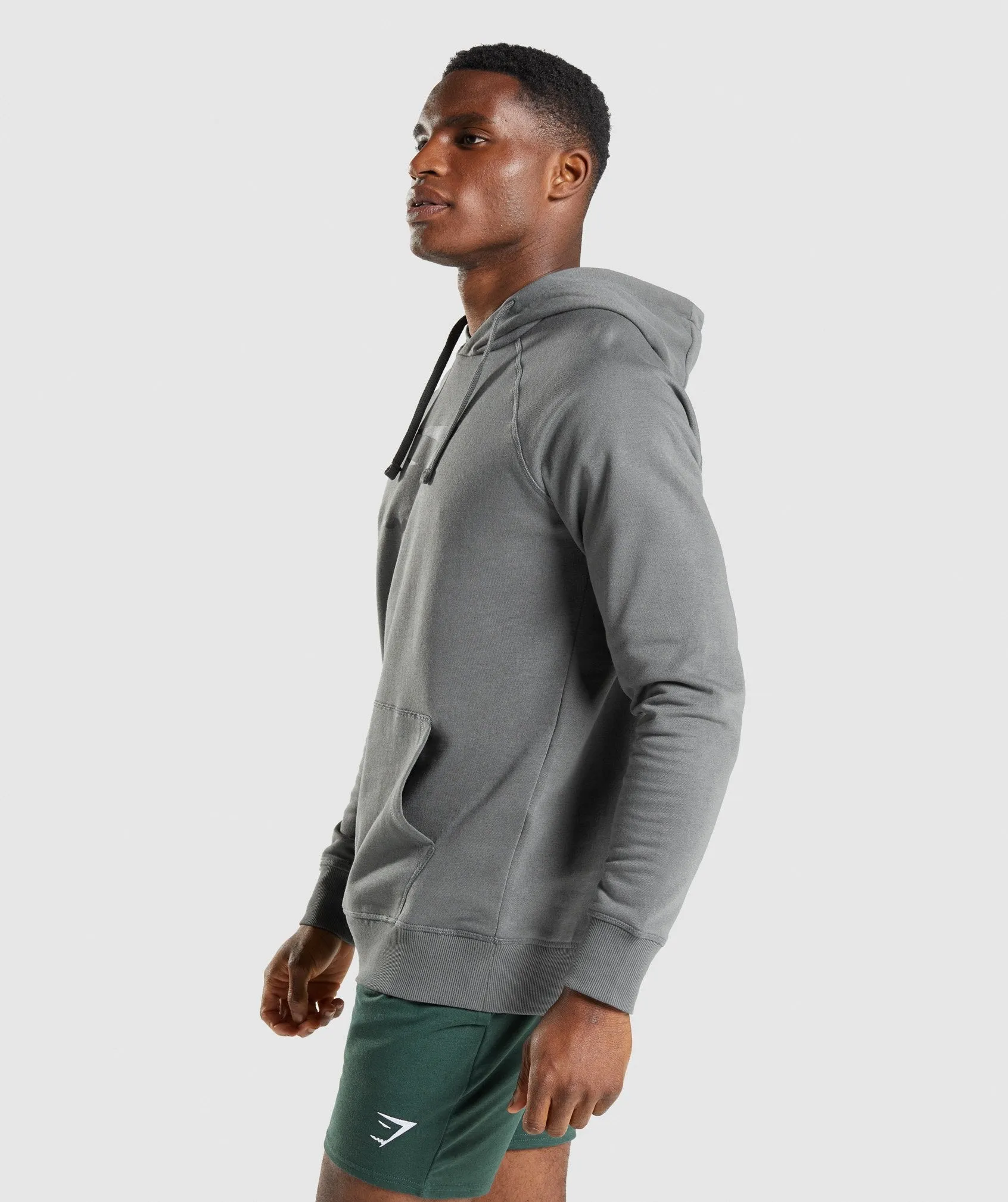 Gymshark Sharkhead Infill Hoodie - Charcoal
