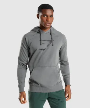 Gymshark Sharkhead Infill Hoodie - Charcoal