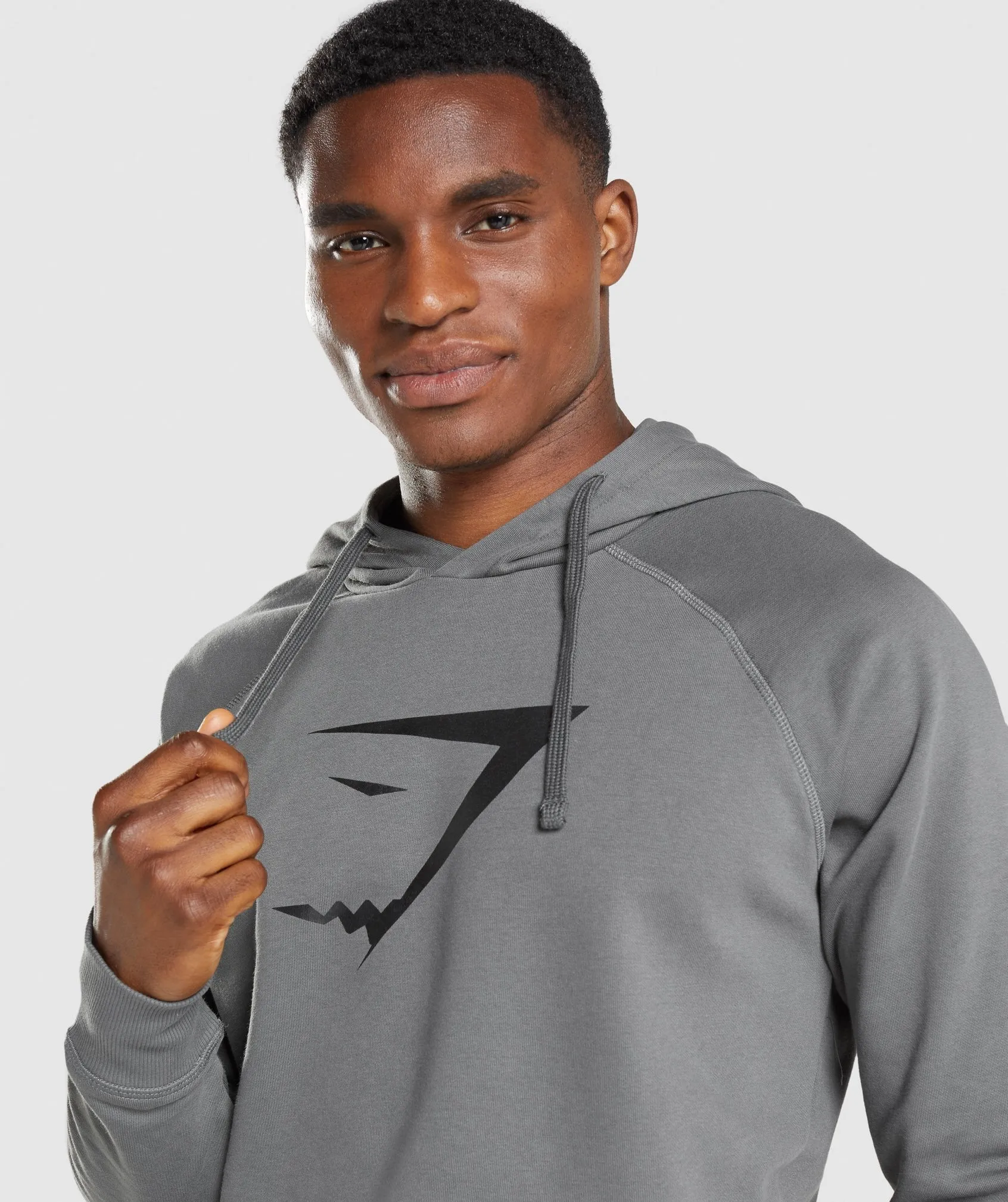Gymshark Sharkhead Infill Hoodie - Charcoal