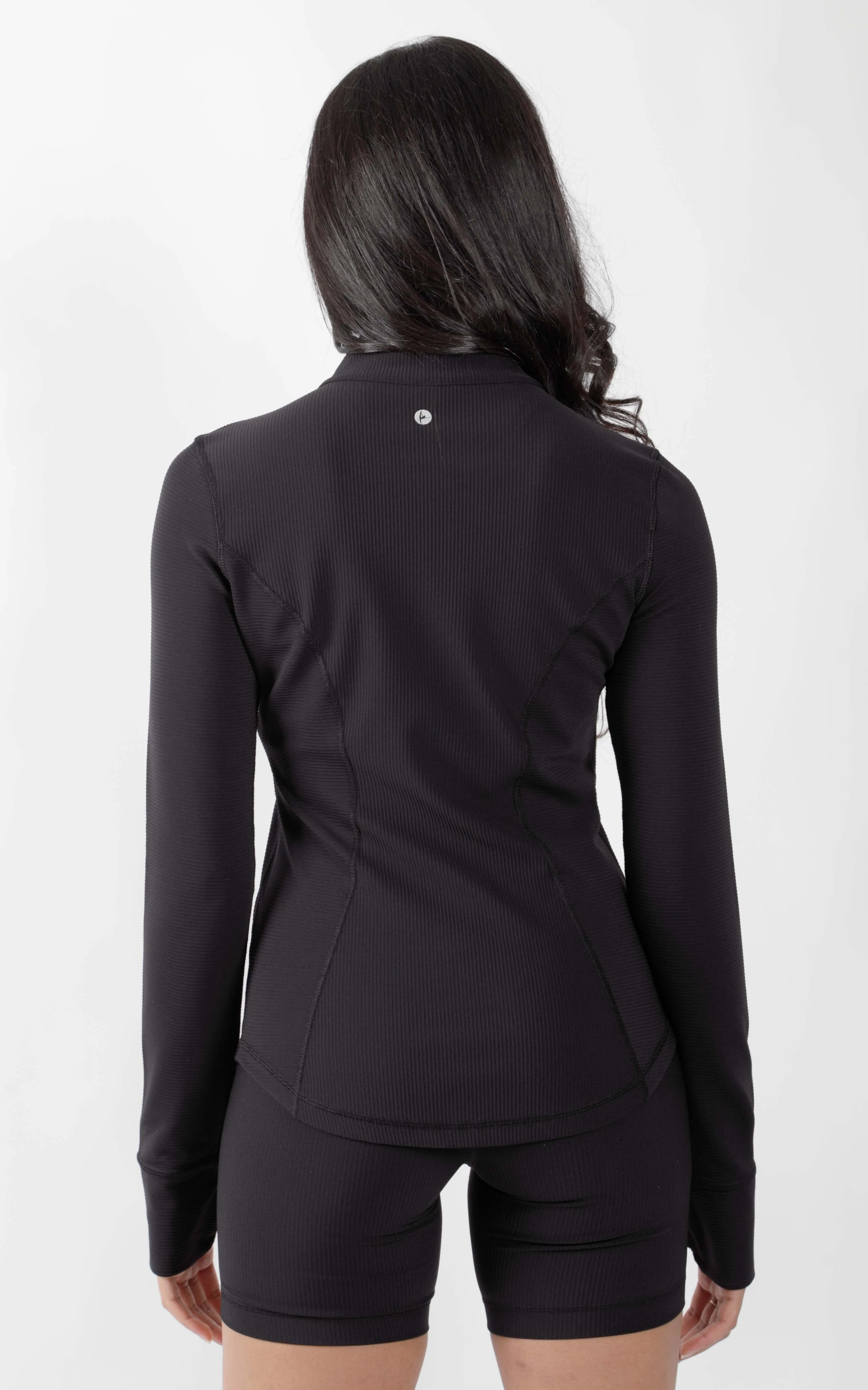 Interlink Ribbed Princess Seam Performance Jacket