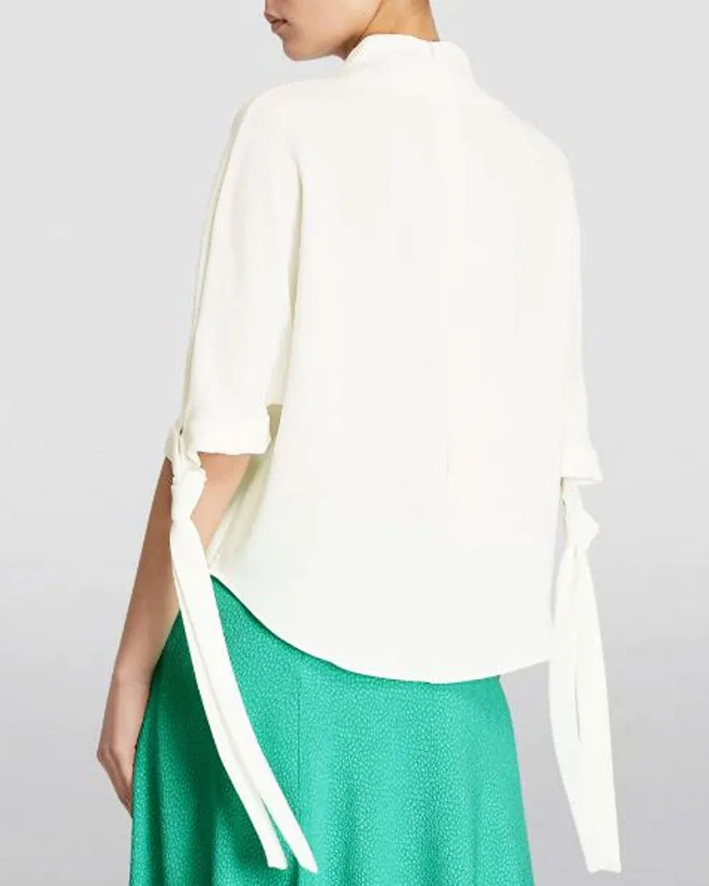 Ivory Georgette Pedernal Top