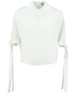 Ivory Georgette Pedernal Top