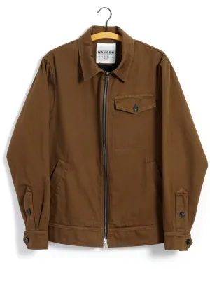 JARLE | Casual Zipper Jacket | Nut