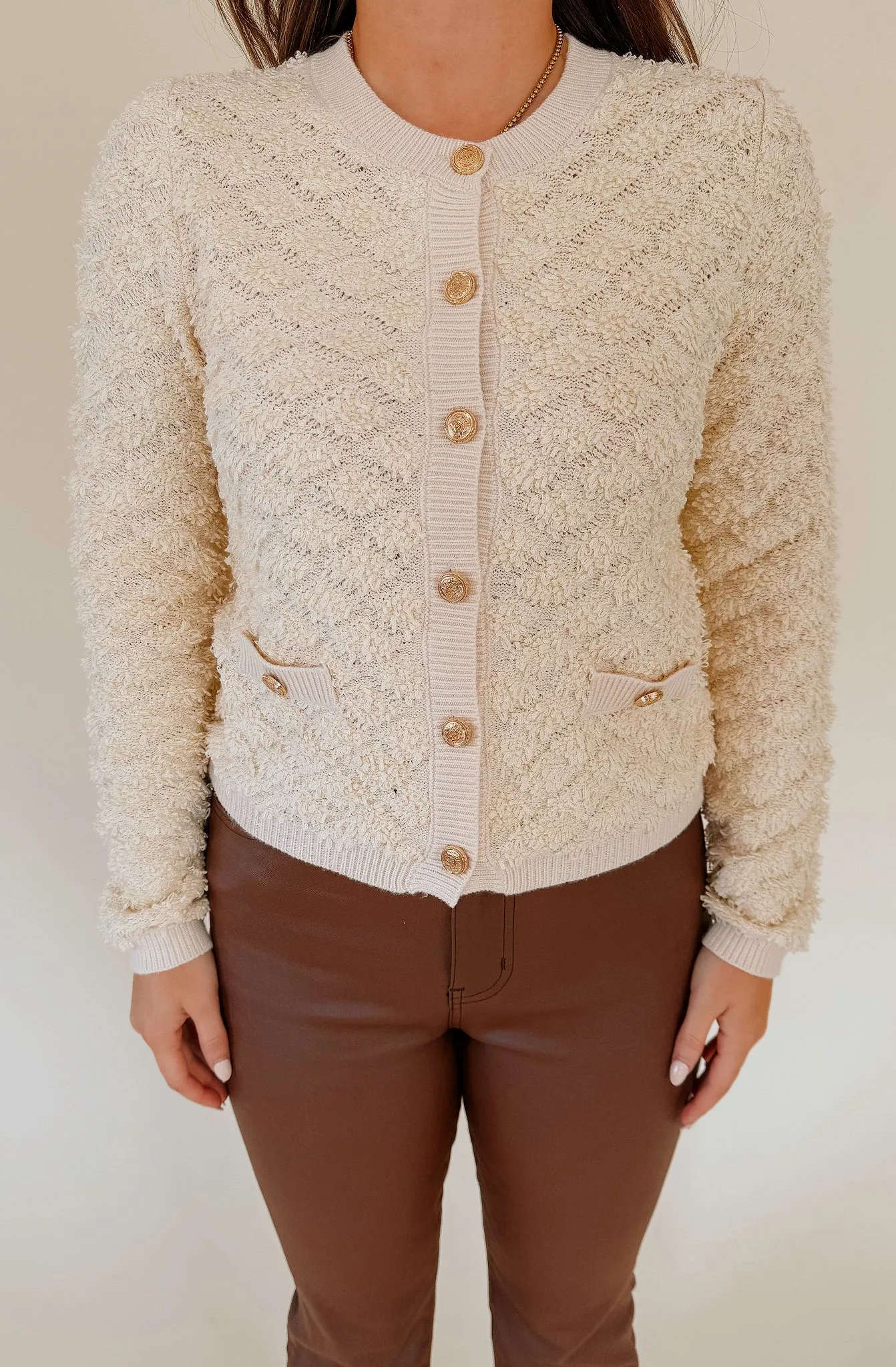 KIEL IVORY CARDIGAN
