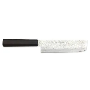 Kikuichi NWD Nickel Warikomi Damascus 45 layers Rose-wood Series 175mm Nakiri