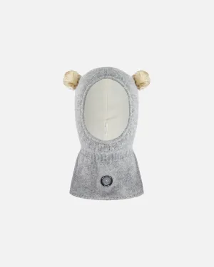 Knit Balaclava Light Gray by Deux par Deux