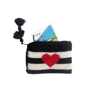 Knitted Coin Purse Alpaca-wool