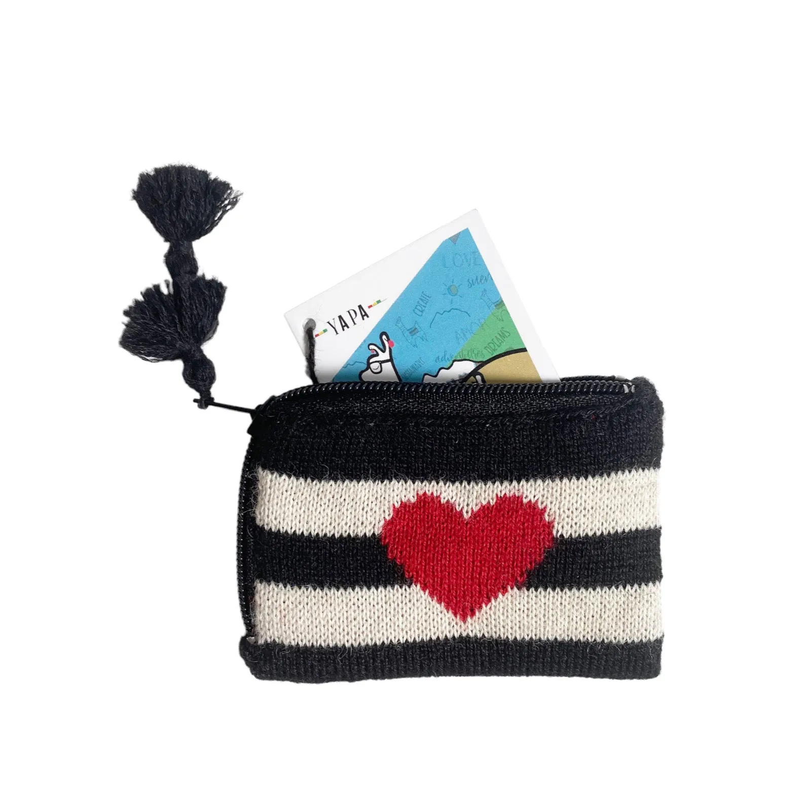 Knitted Coin Purse Alpaca-wool