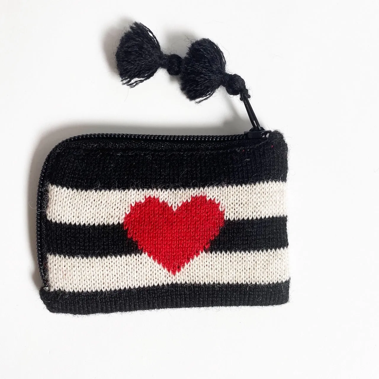 Knitted Coin Purse Alpaca-wool