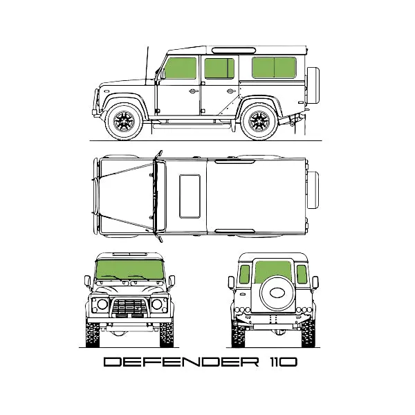 Land Rover Defender 110 - Thermal Screens
