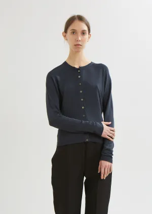 Light Button Front Cardigan