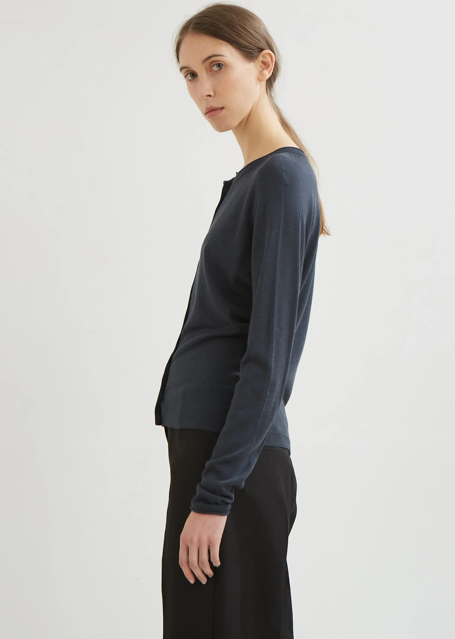 Light Button Front Cardigan