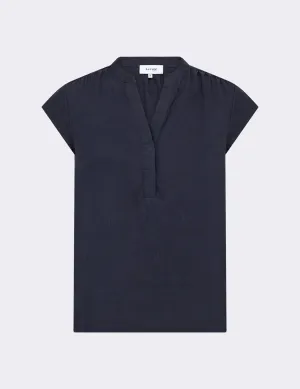LR-NAJA 19 Blouse Dark blue