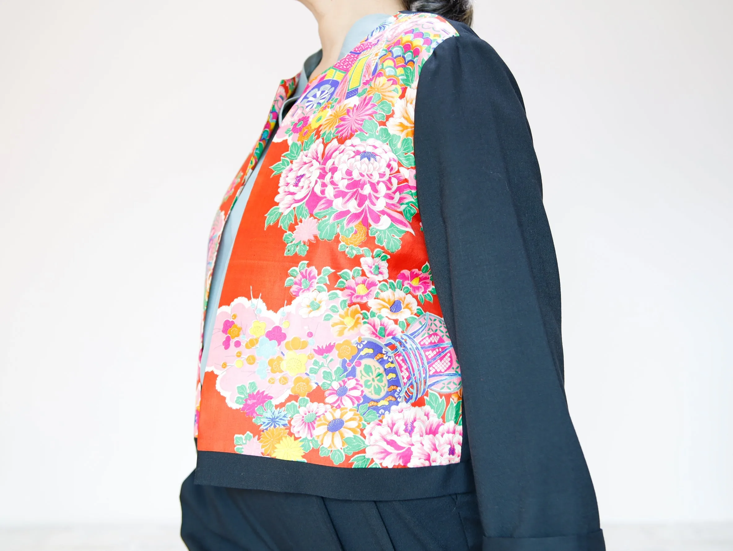<J15K-009> KIMONO CREW NECK Jacket