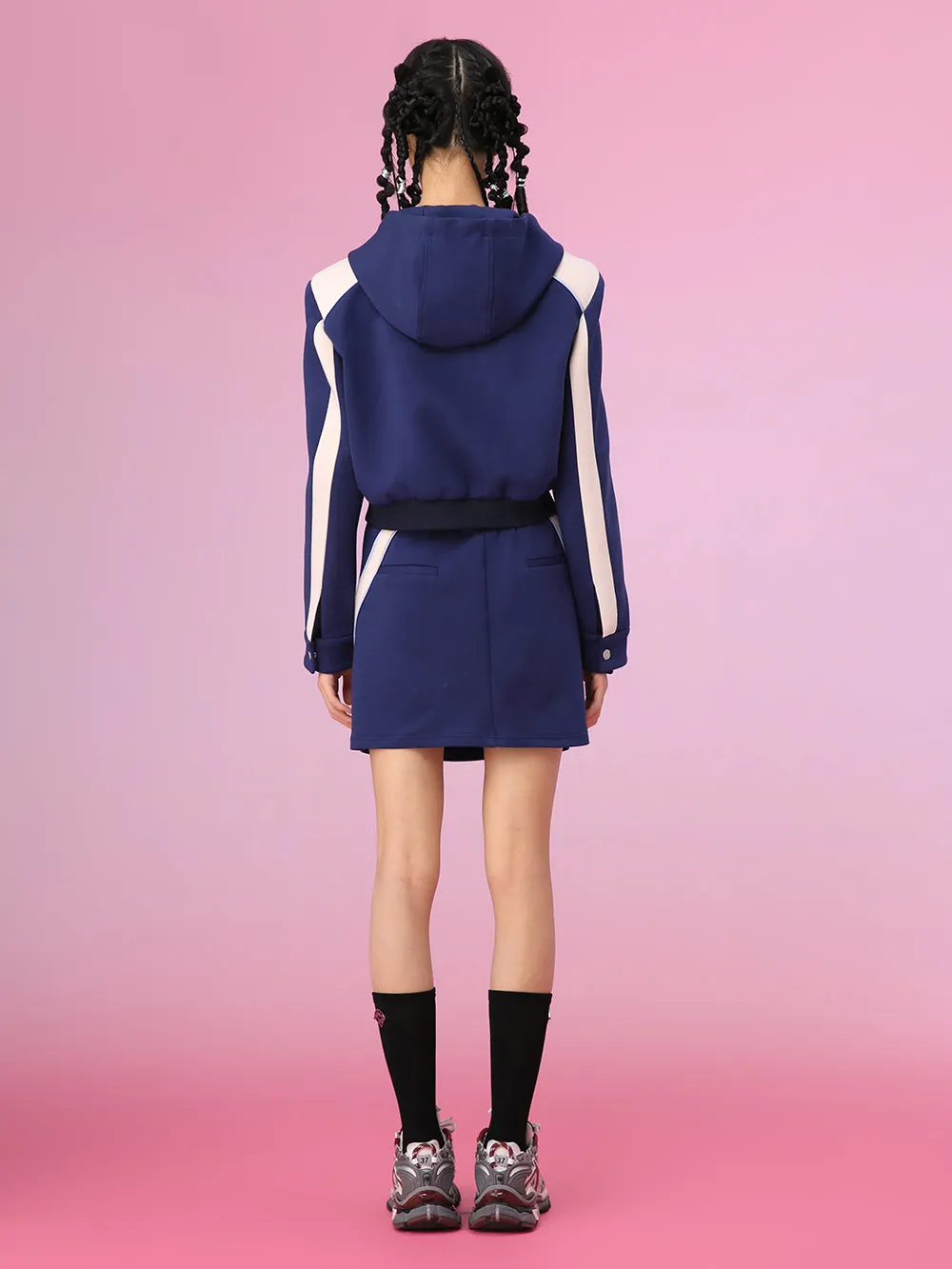 MUKZIN Splicing Age-reducing Comfortable High-quality Sports Hoodie