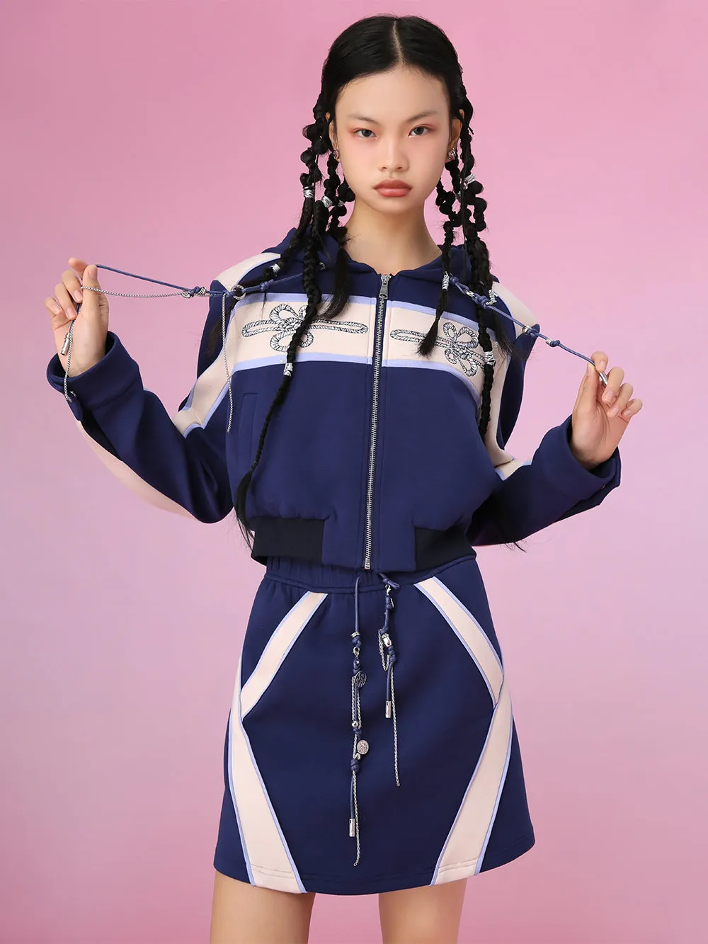 MUKZIN Splicing Age-reducing Comfortable High-quality Sports Hoodie