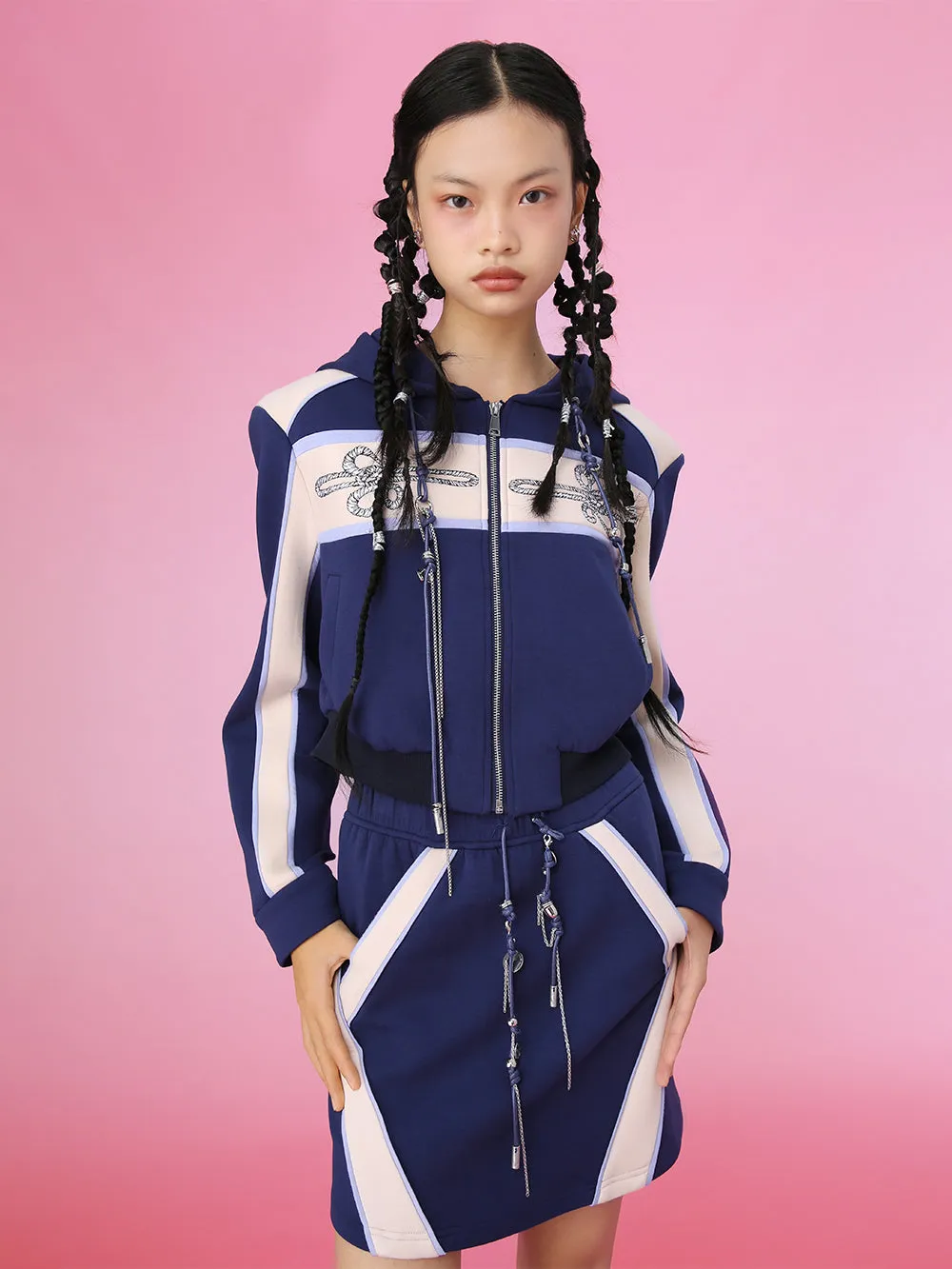 MUKZIN Splicing Age-reducing Comfortable High-quality Sports Hoodie