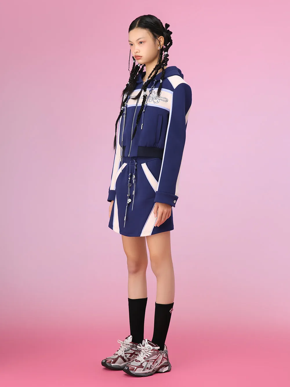 MUKZIN Splicing Age-reducing Comfortable High-quality Sports Hoodie