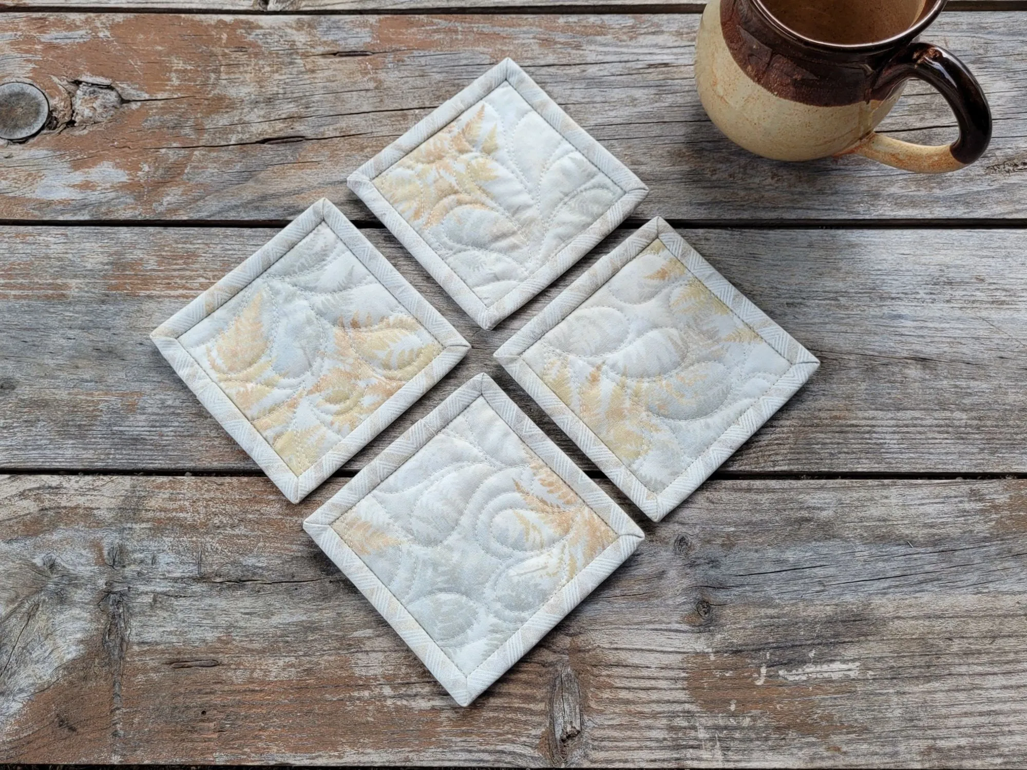 Neutral Placemat Dining Table Gift Set, Breakfast & Lunch Mats