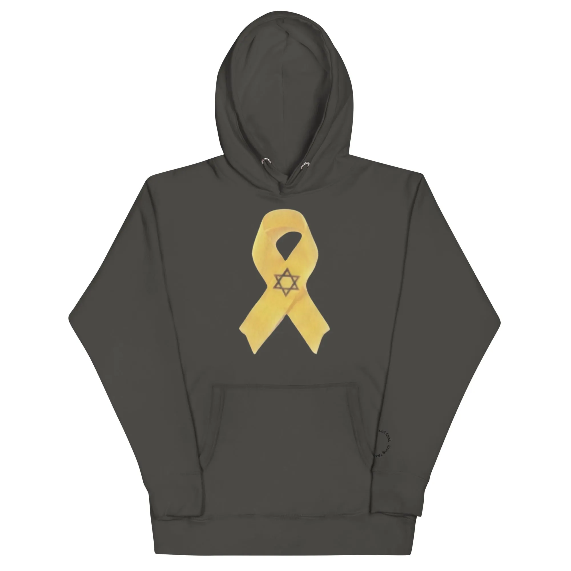 Unisex Hoodie -- Bring Them Home Now Yellow Awareness Ribbon