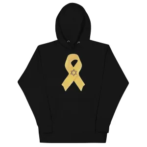 Unisex Hoodie -- Bring Them Home Now Yellow Awareness Ribbon