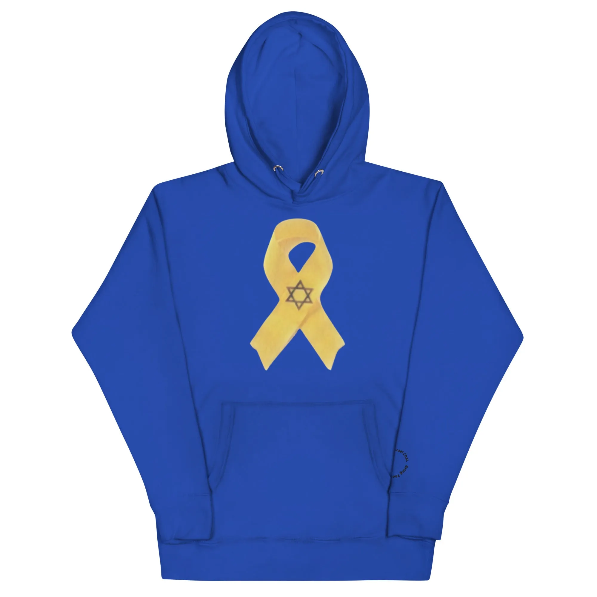 Unisex Hoodie -- Bring Them Home Now Yellow Awareness Ribbon