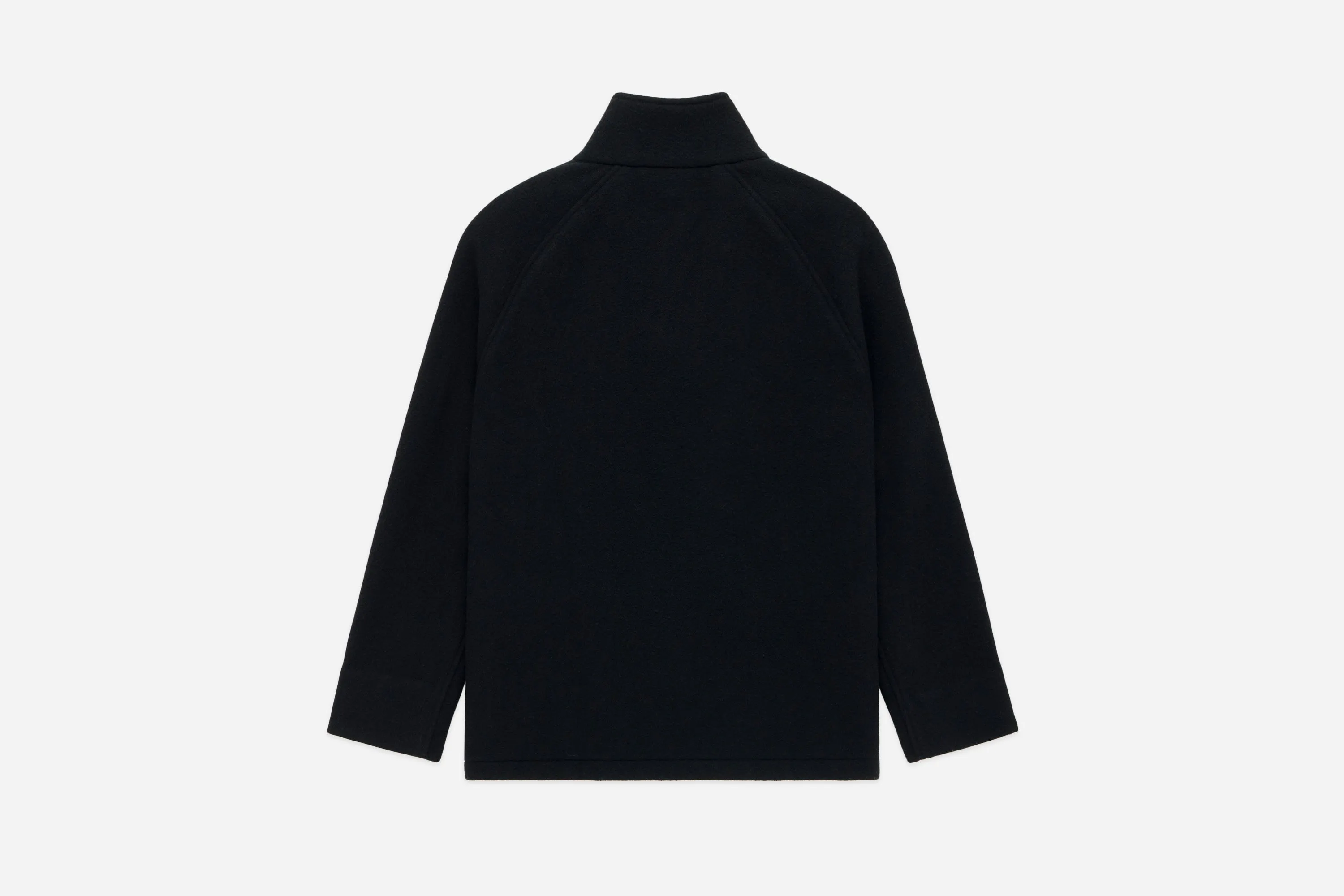 Welding Jacket ~ Black Melton Wool