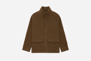 Welding Jacket ~ Tobacco Melton Wool