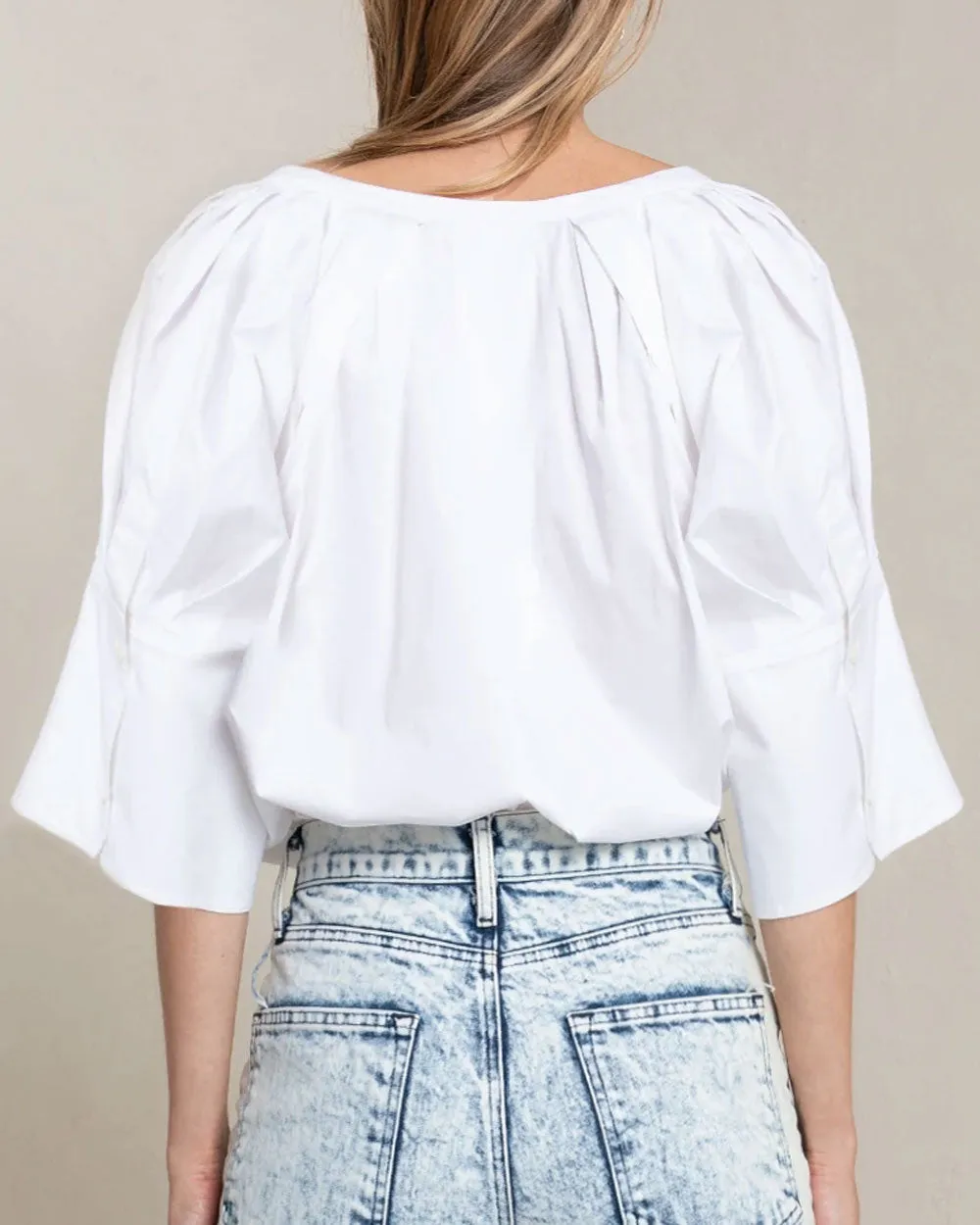 White Chloe Top