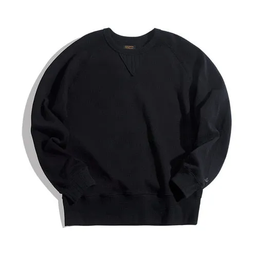 xiangtuibao Vintage Men's Hoodies Sweatshirt Oversize Male Loose Cotton Solid Thicken Warm Sweatshirts Casual Knitting Hoodied Clothes